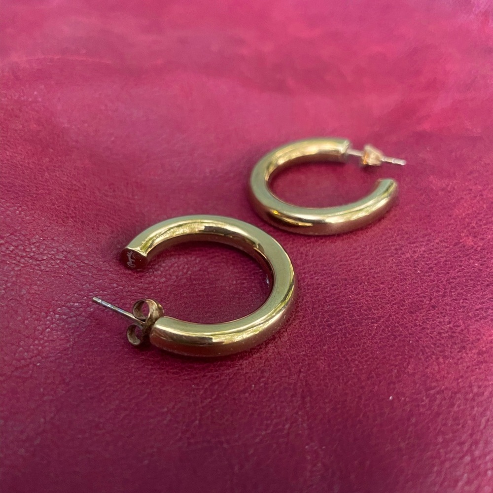 Bagatiba Mini Gold Hollow Hoops